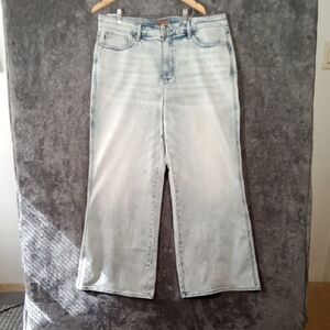 Judy Blue High Waist Tummy Control Retro Wide Leg Womens 20W